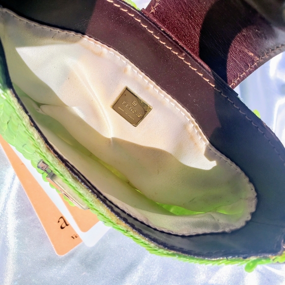 💚SOLD FENDI SEQUIN CROISSANT💚 - Picture 9 of 11